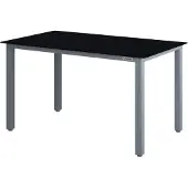 Casaria Tuintafel Bern Zilver Aluminium 150x90x75cm