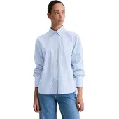 Marc O'Polo Blouse lichtblauw / wit