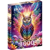 Enjoy Puzzle Neon Owl Puzzel (3000 stukjes)