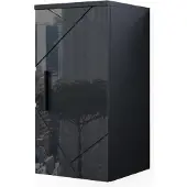 Vicco Badkamerkast Irma Antraciet Hoogglans 30 x 59 cm, Model 39454