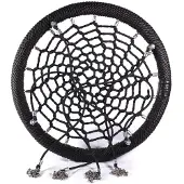 Intergard Nestschommel vogelnestschommel zwart voor openbare speelplaatsen 120cm
