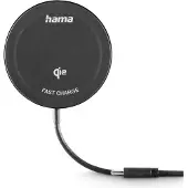 Hama Draadloze oplader | (Snellader, Qi2, 15W, Zwart)