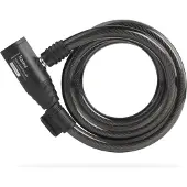 Hama 00178136, Kabelslot, Zwart, Kunststof, Staal, Sleutel, 1200 mm