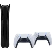 Sony PlayStation 5 Slim Digital Edition + Covers Zwart + Extra Controller Wit
