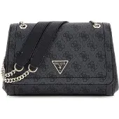 GUESS Schoudertas 'Noelle II' donkergrijs / zwart