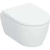 Geberit iCon Wandclosetset - 49x35cm - compact - diepspoel - rimless - TurboFlush - softclose en quickrelease zitting - glans wit 503.048.00.1