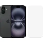 Apple iPhone 16 Plus 256GB Zwart + BlueBuilt Screenprotector Glas