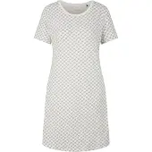 JOOP! Nachthemd 'Cosy' donkerblauw / offwhite