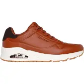 SKECHERS Sneakers laag 'UNO - TAILORED AIR' kastanjebruin / chocoladebruin