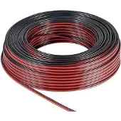 Pro Luidspreker kabel (CU koper) - 2x 1,50mm² / rood/zwart - 10 meter