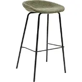 Kick Collection Kick barkruk Riga - 80cm - Groen - Texture stof - Verkrijgbaar in diverse kleuren