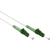 Goobay LC/APC Simplex FTTH kabel | OS2 | wit | LSZH | 20 meter