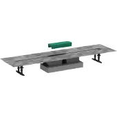 Hansgrohe uBox Flat installatieset voor douchegoten 100cm voor Raindrain Match of Rock