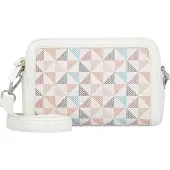 Gabor Schoudertas 'Meria' lichtblauw / antraciet / pink / wit