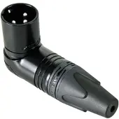 Neutrik NC3MRX-BAG XLR-connector Stekker, haaks Aantal polen: 3 Zwart 1 stuk(s)