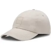 BOSS Pet van katoenen twill met logopatch
