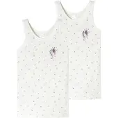 Schiesser Onderhemd 'Horse World' lila / offwhite
