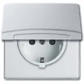 ABB 2CKA002064A0293 Apparaatinzetstuk Aanraakbeveiliging IP44 Aluminium, Witaluminium (RAL 9006)