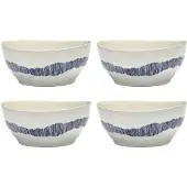 Serax - Ottolenghi Feast - Kom S - Wit/Blauw - 16 Ø - 4 stuks