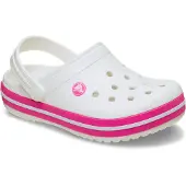 Crocs Open schoenen 'Crocband' pink / wit