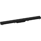 Hansgrohe RainDrain Match - Douchegoot met rvs rooster 800, in hoogte verstelbaar frame, mat zwart 56038670