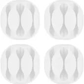 Goobay Kabelhouder | | 3 sleuven (4 stuks, Ø 5.4 mm, Wit)
