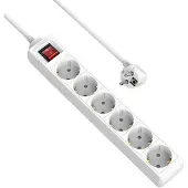 Allteq Stekkerdoos - 6-voudig -