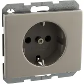 Berker K5 Inbouw Stopcontact - 1-voudig - RVS