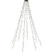 Mtp Products Goobay 200 LED boommantel met ring - met timer en geheugenfunctie, 8 lichtstanden, 24 V buitentransf