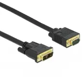 DeLOCK Cable DVI 12+5 male to VGA male 5 m