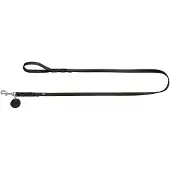 Hunter Hondenriem Solid Education Zwart - 150 x 1.1 cm