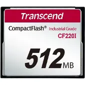 Transcend CF220I Industriële temperatuurbestendige - Flash-geheugenkaart - 512 MB - CompactFlash