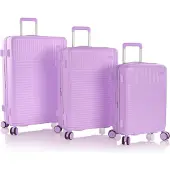 Heys Pastel 4 wielen Kofferset 3-delig met uitbreidingsplooi paars
