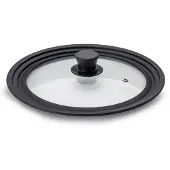 Ibili - Deksel - Glas - Met siliconen rand - 24-26-28 cm
