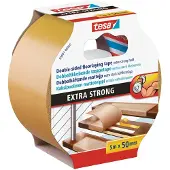 TESA Verlegeband EXTRA STRONG, doppelseitiges Klebeband zum Verlegen von Teppich und PVC-Belag