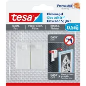 TESA Powerstrips Zelfklevende spijkers Niet-permanent 14 cm Wit 2 Stuks