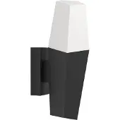 Eglo Wandlamp buiten Farindola, dimbaar, zwart, metaal, Wandlamp buiten