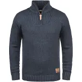 !Solid Trui 'Petro' donkerblauw