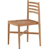 Ebuy24 Kenya tuinstoel stapelbaar teak.