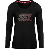 Ssi Logo Woman Long Sleeve T-shirt Zwart L Vrouw