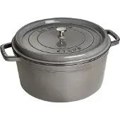 Staub La Cocotte ronde pan gietijzer 12,6 L Grafietgrijs