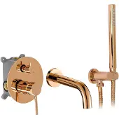 REA Lungo + Box - Verborgen Badkraan - Koper - 15,5 X 15,5 X 16 Cm
