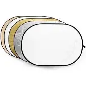 Godox 5-in-1 Gold, Silver, Soft Gold, White, Translucent 80x120cm