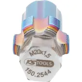 Ks Tools 150.2544 150.2544 Schroefdraad natapper Metrisch M20 x 1.5 Speciaal gereedschapsstaal 1 stuk(s)