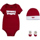 Levi's Kids Rompertje/body 'Classic' rood / wit