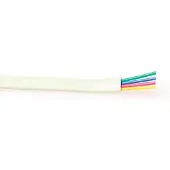 ACT TD606W Modulaire Kabel 6-aderig | Wit | 100 meter
