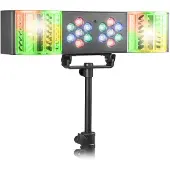 Fuzzix DerbyStar1 - Partybar - Met LED Wash en Derby - Inclusief