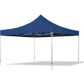 TOOLPORT 4x4 m Easy up partytent, PROFESSIONAL alu 40mm, blauw