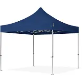 TOOLPORT 3x3 m Easy up partytent, PROFESSIONAL alu 40mm, blauw