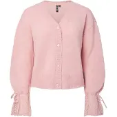 Pieces Gebreid vest 'PCSmilla' rosa